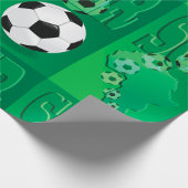 Fußball Afrika Bold Grün Fußball Geschenkpapier