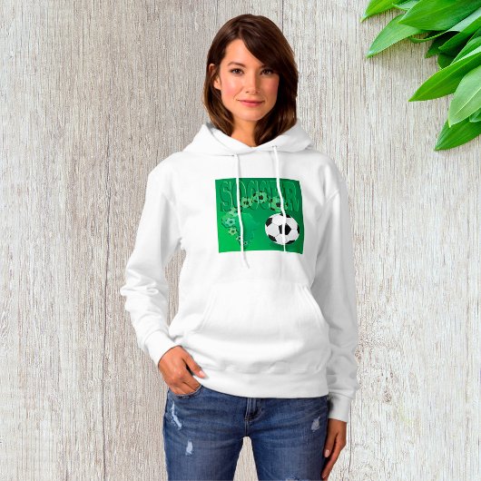 Fußball Afrika Bold Grün Fußball Hoodie