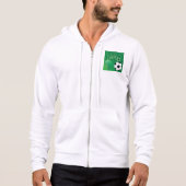 Fußball Afrika Bold Grün Fußball Hoodie (Vorderseite)