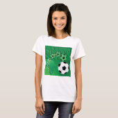Fußball Afrika Bold Grün Fußball T-Shirt (Vorne ganz)