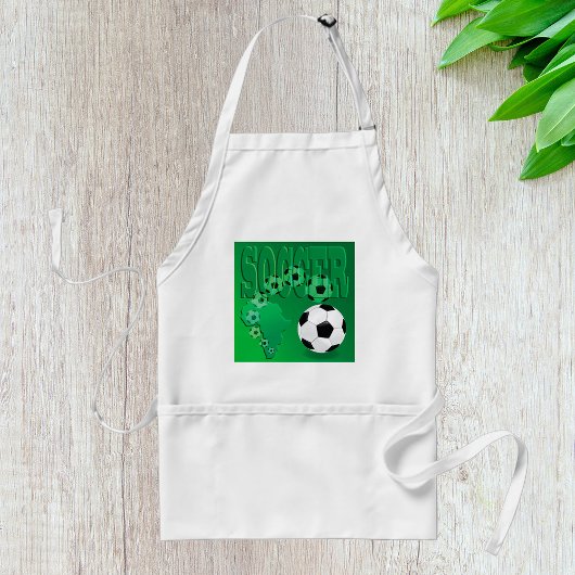 Fußball Afrika Fette Grüne Fußball Schürze