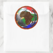 Fußball Afrika Südafrika 6 Aufkleber (Tasche)