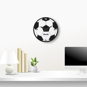 Fußball-Akrylwand Große Wanduhr