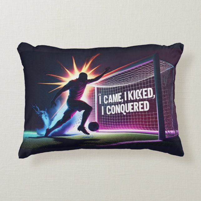 Fußball Akzent Kissen (Vorderseite)