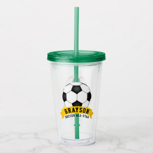 Fußball-All-Star Acryltrinkbecher