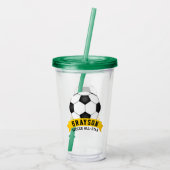 Fußball-All-Star Acryltrinkbecher (Rückseite)