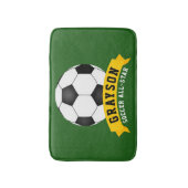 Fußball All-Star Badematte (Vorderseite Vertikal)