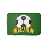 Fußball All-Star Badematte (Vorderseite)