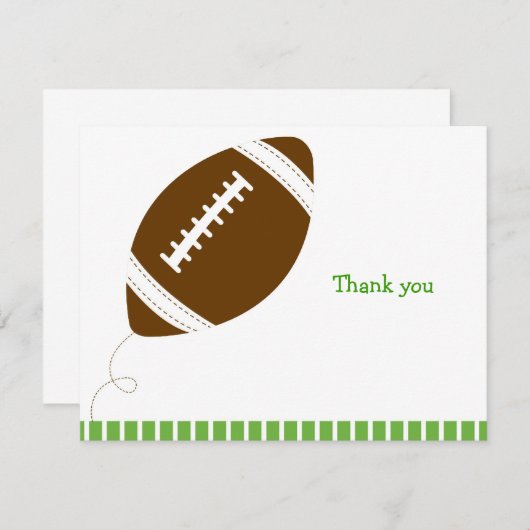 Fußball Alle Star Flat Vielen Dank Karten beachten (Vorne/Hinten)