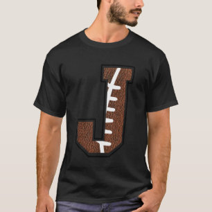 Fußball Alphabet Monogramm Anfangsbuchstabe J T-Shirt