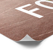 Fußball-Altenschule Poster (Ecke)