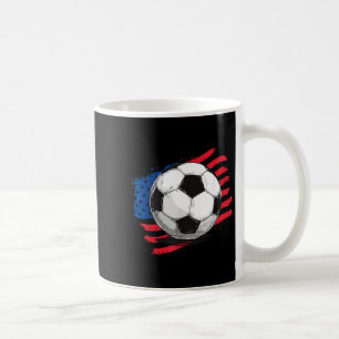 Fußball Amerikanische Flagge 4. Juli Unabhängigkei Kaffeetasse