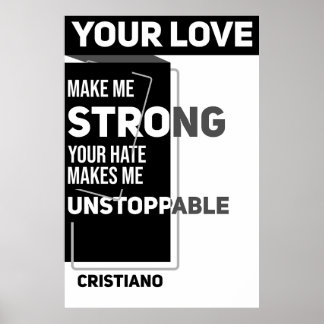 Fußball-Anführungsmotivation Poster