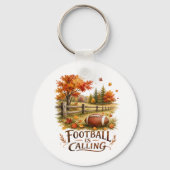 Fußball Anruf Schlüsselanhänger (Vorderseite)