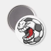 Fußball-Anzugmagnet Magnet (Vorderseite/Rückseite)