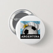 Fußball Argentinien Button (Vorne & Hinten)