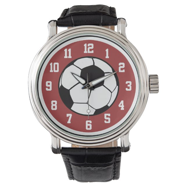 Fußball Armbanduhr (Vorderseite)