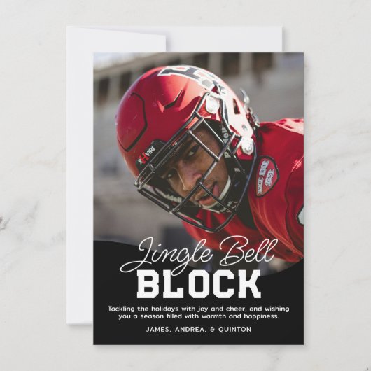 Fußball Athlete Weihnachten (Vorderseite)