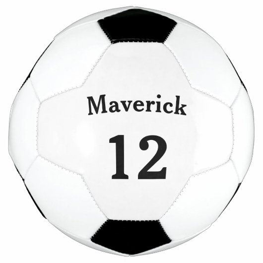 Fußball - "Auf dem Ball" - Personalisieren (Vorderseite)