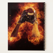 Fußball auf Feuer Planer (Rückseite)