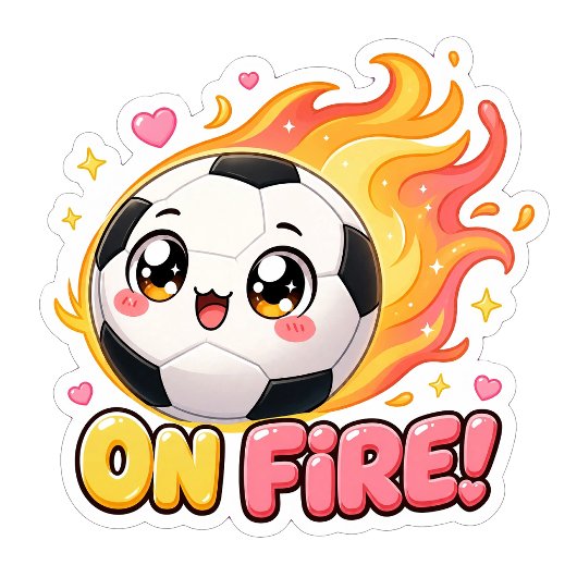 Fußball auf Feuer Steinuntersetzer