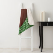 Fußball auf Football Field Design Sherpa Blanket Sherpadecke (Beispiel)