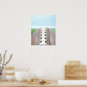 Fußball auf Gras 2 Poster (Küche)