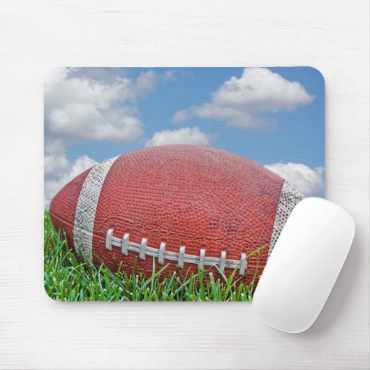 Fußball auf Gras Mousepad (Mit Mouse)