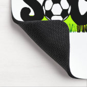 Fußball (auf Gras) Mousepad (Ecke)