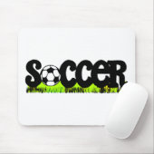 Fußball (auf Gras) Mousepad (Mit Mouse)