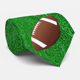 Fußball auf Grass Print Necktie Krawatte