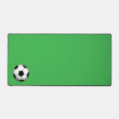 Fußball auf Grün Schreibtischunterlage (Vorderseite)