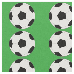 Fußball auf Grün Stoff