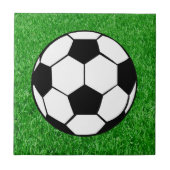 Fußball auf Rasen Fliese (Vorderseite)