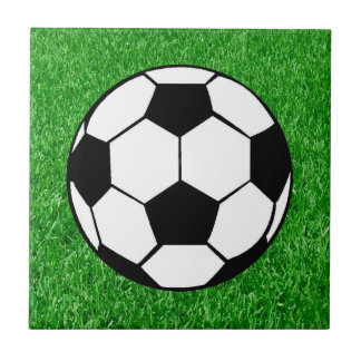 Fußball auf Rasen Fliese