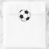 Fußball-Aufkleber Runder Aufkleber (Tasche)
