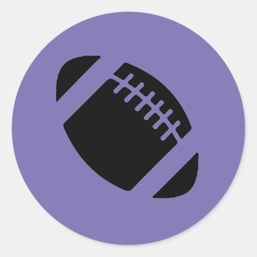 Fußball-Aufkleber. Runder Aufkleber (Vorderseite)