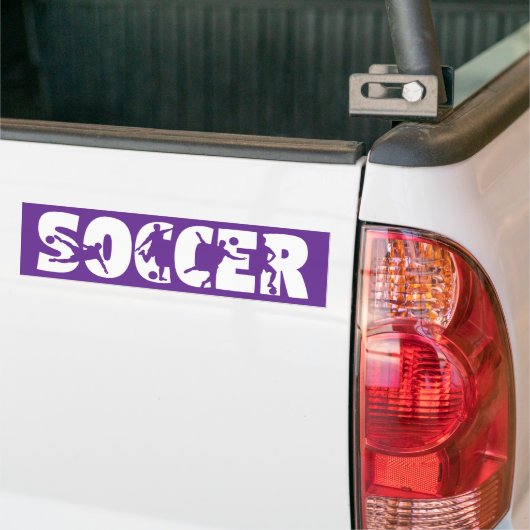 Fußball Auto  Autoaufkleber (Auf Lkw)