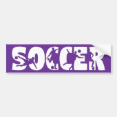 Fußball Auto  Autoaufkleber (Vorne)