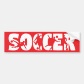 Fußball Auto Autoaufkleber (Vorne)