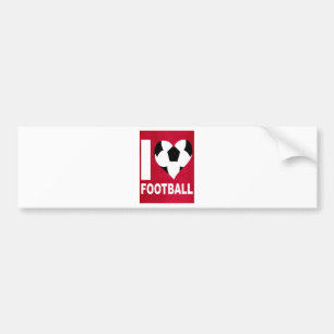 FUSSBALL AUTOAUFKLEBER
