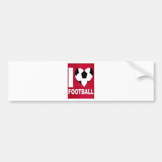 FUSSBALL AUTOAUFKLEBER (Vorne)
