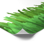 Fußball Baby Dusche Begrüßungsschildkröte Poster (Ecke)