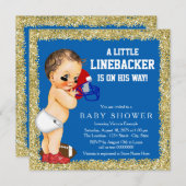 Fußball-Baby-Dusche Einladung (Vorne/Hinten)