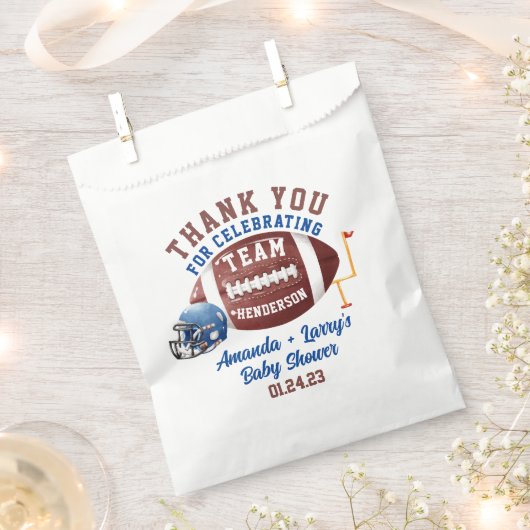 Fußball-Baby-Dusche Geschenktütchen (Ausgeschnitten)