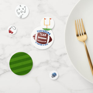 Fußball-Baby-Dusche Konfetti