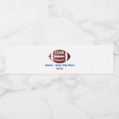 Fußball-Baby-Dusche Wasserflaschenetikett (Einzelnes Label)