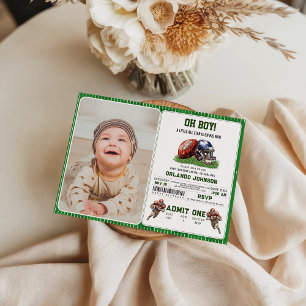 Fußball-Baby-Party Ein kleiner All-Star ist unte Einladung