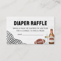 Fußball-Baby-Party-Windel-Raffle