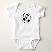 Fußball! Baby Strampler (Vorderseite)